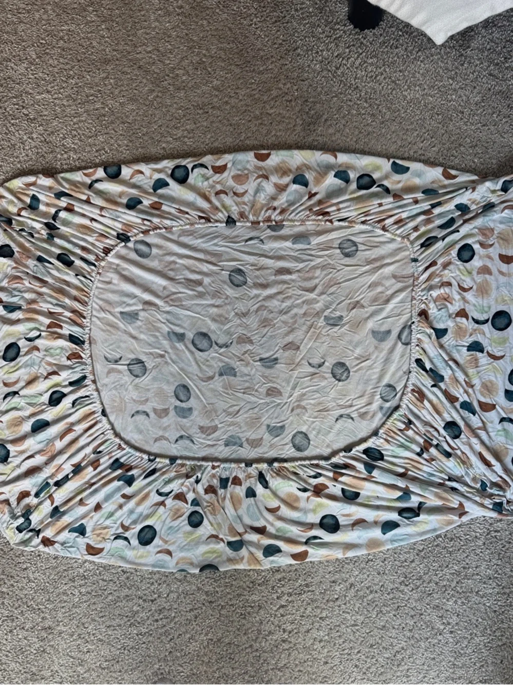 Little Sleepies Luna Neutral Crib Sheet